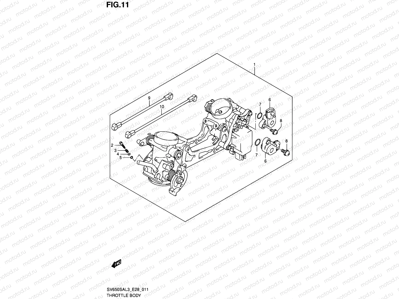11 - THROTTLE BODY