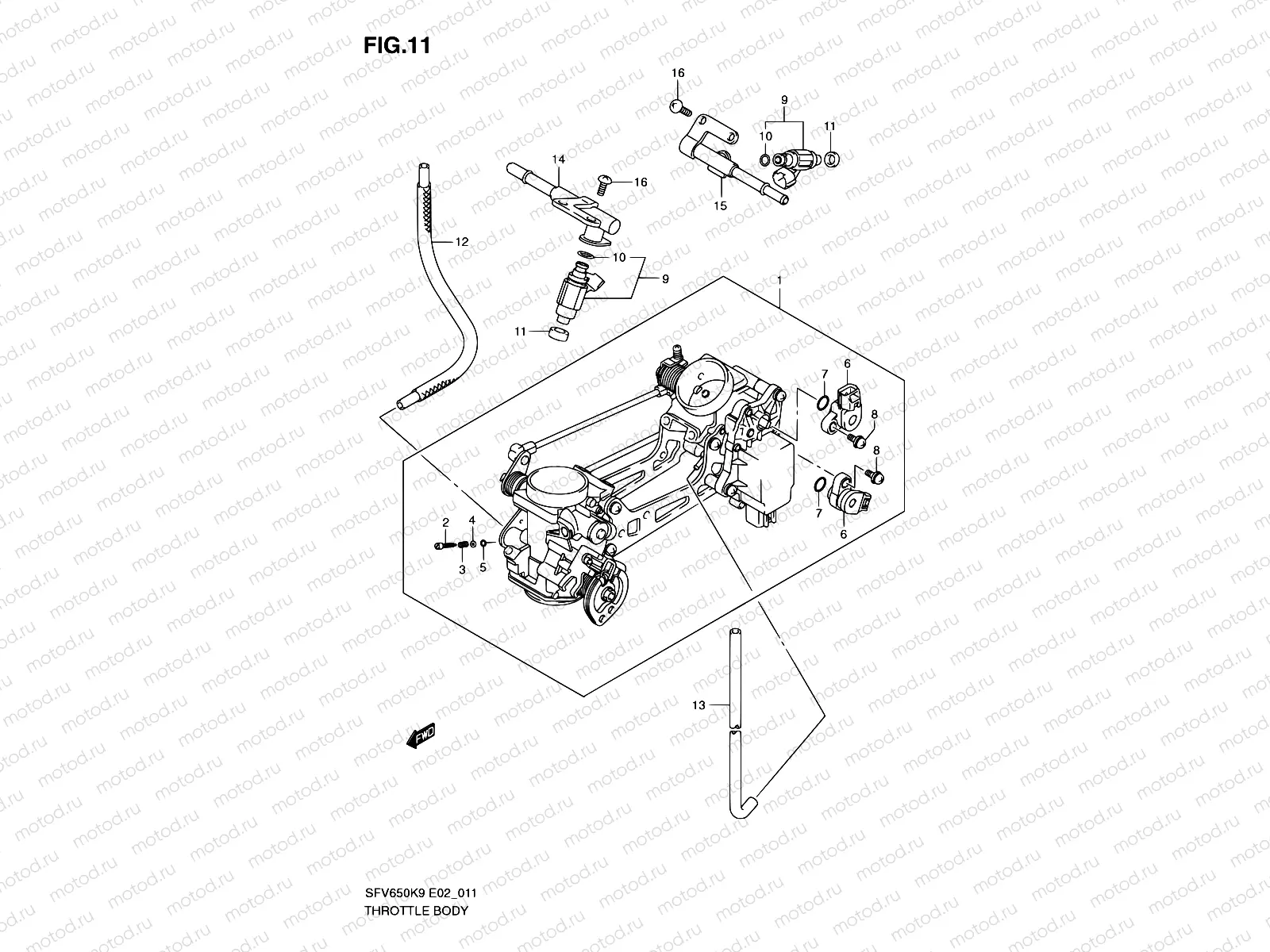 11 - THROTTLE BODY