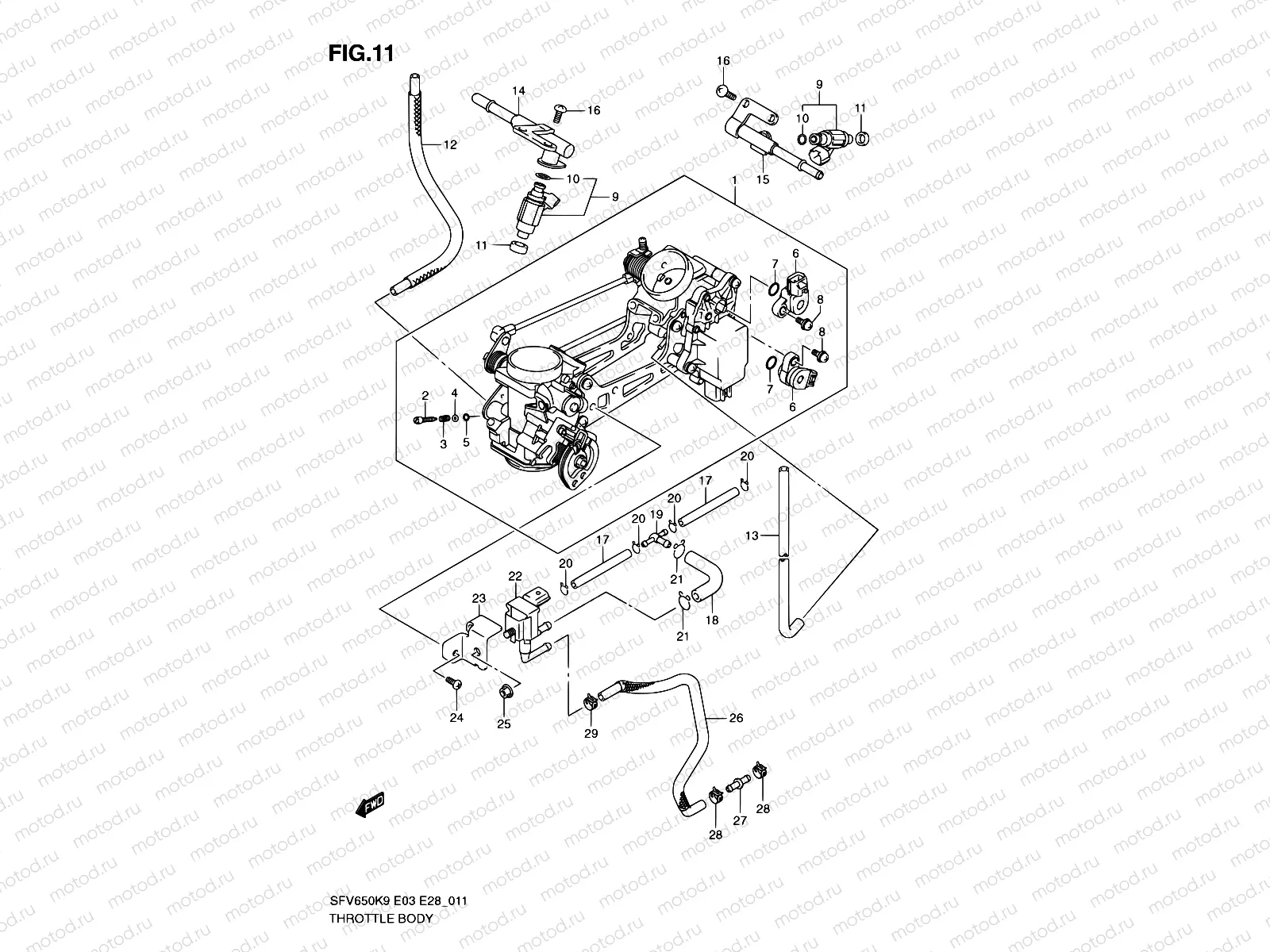 11 - THROTTLE BODY