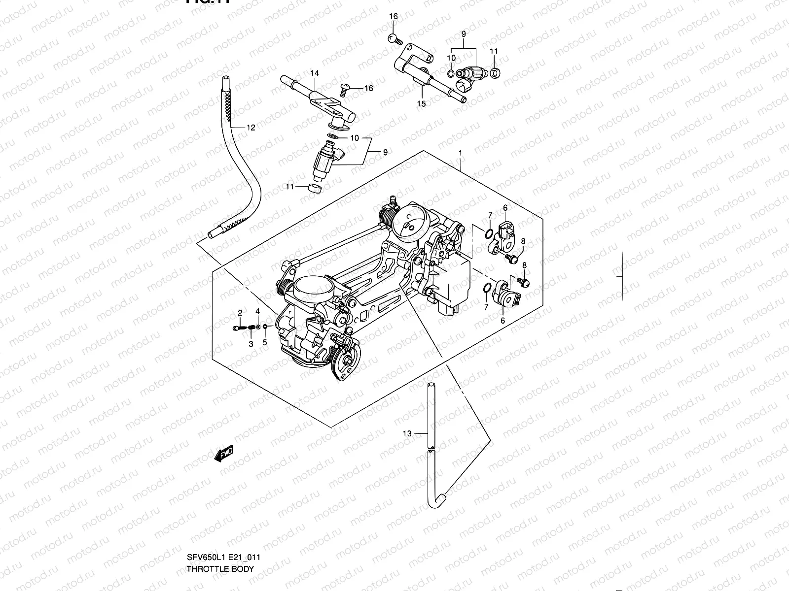11 - THROTTLE BODY