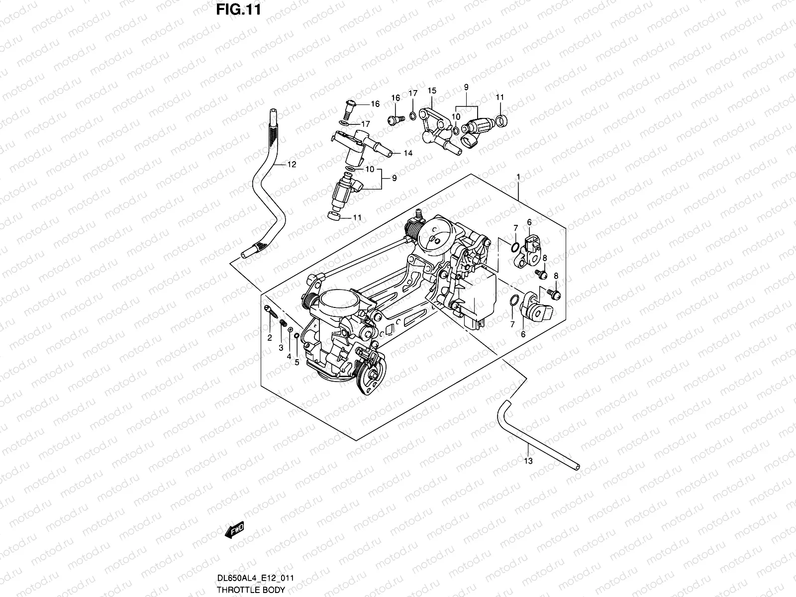 11 - THROTTLE BODY