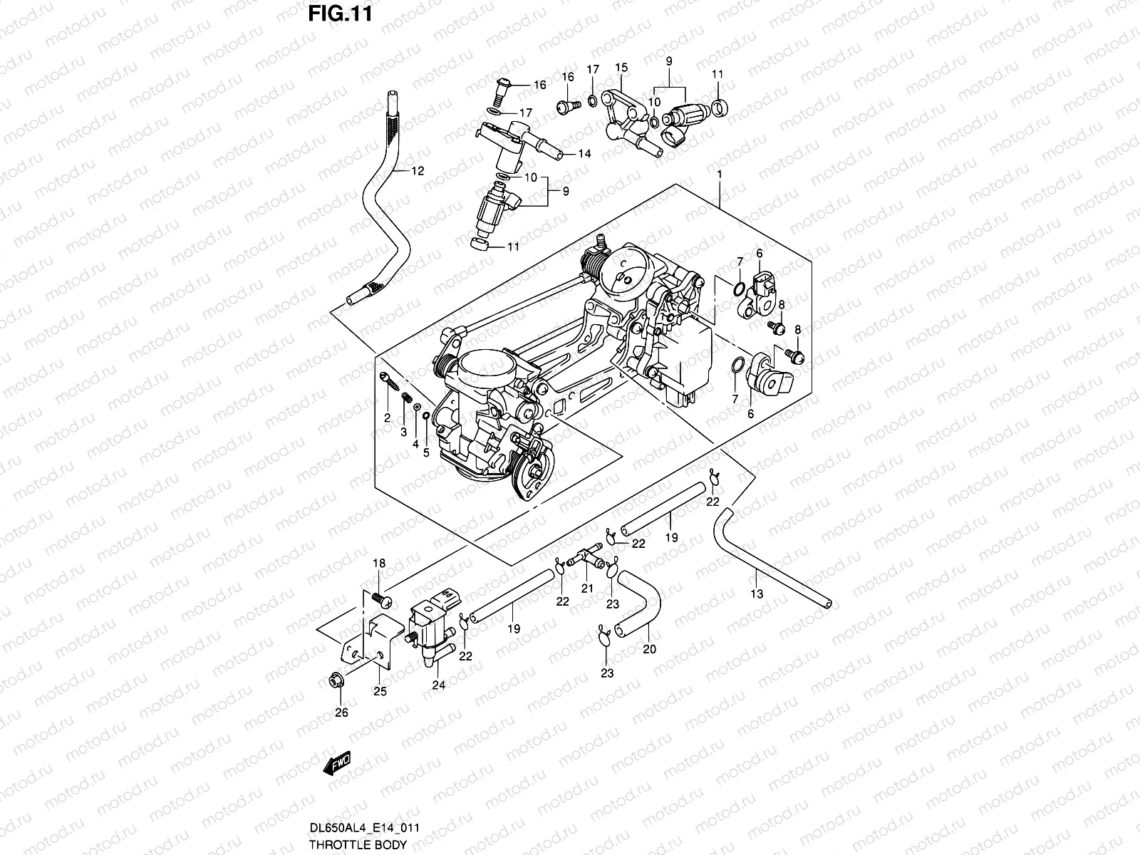 11 - THROTTLE BODY