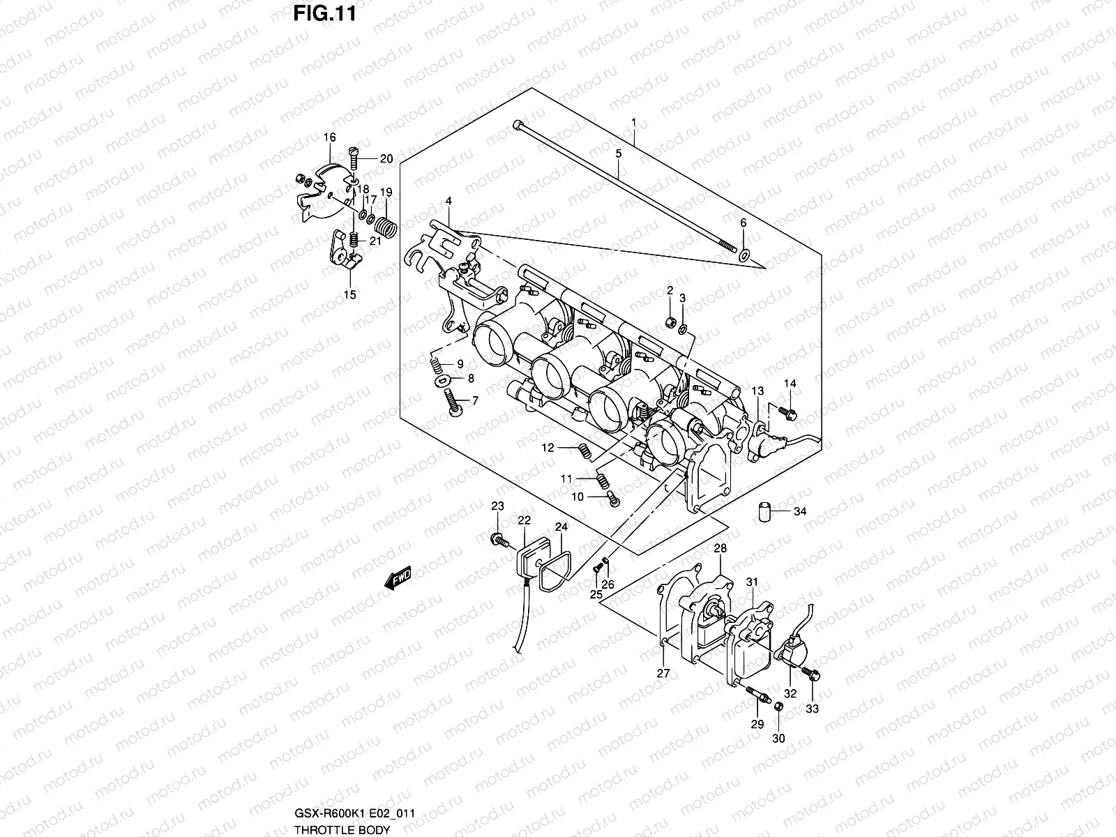 11 - THROTTLE BODY