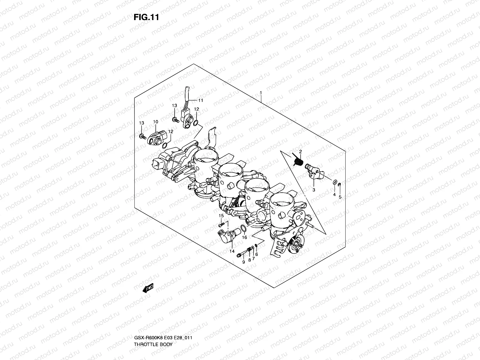 11 - THROTTLE BODY