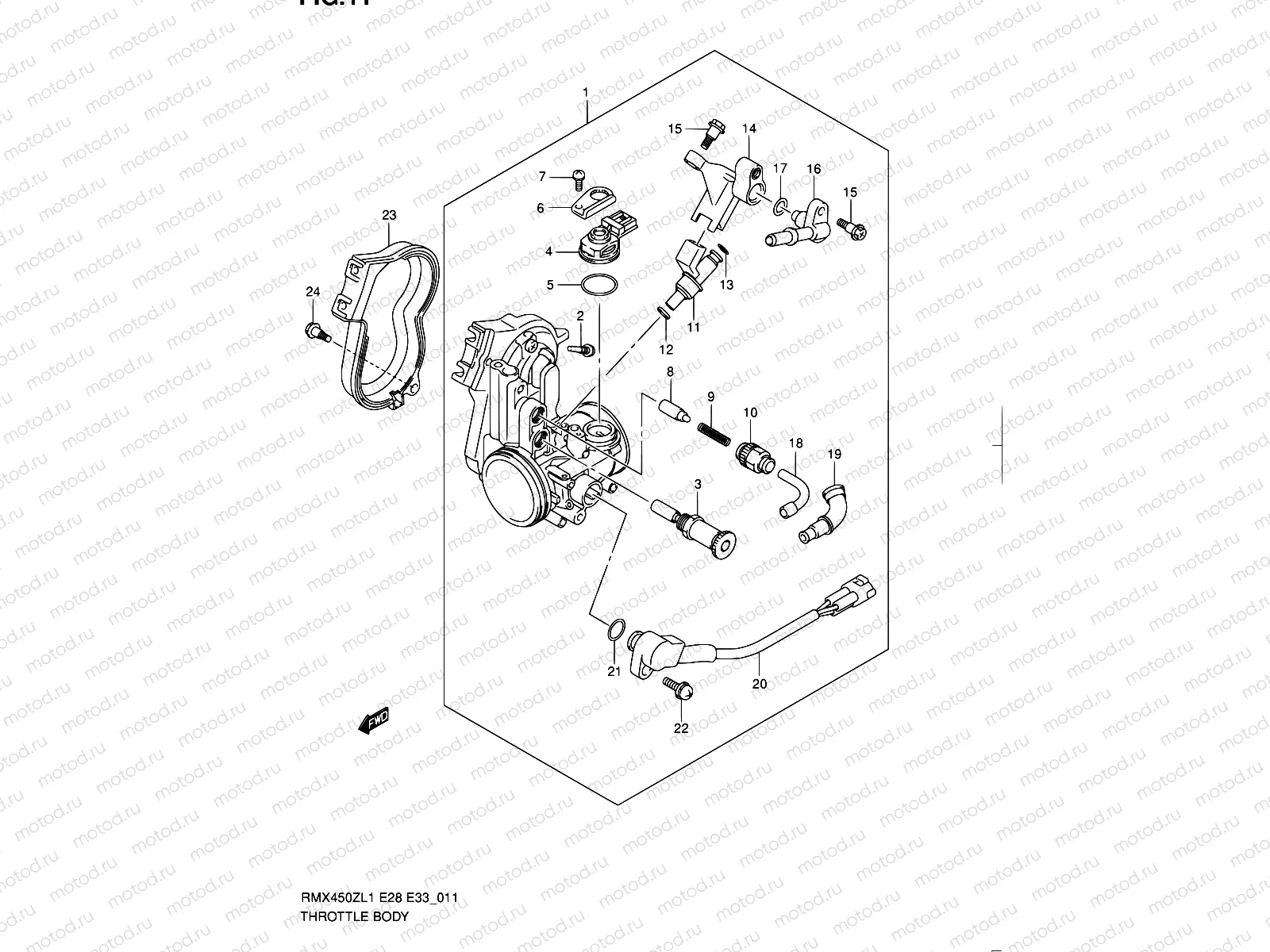 11 - THROTTLE BODY
