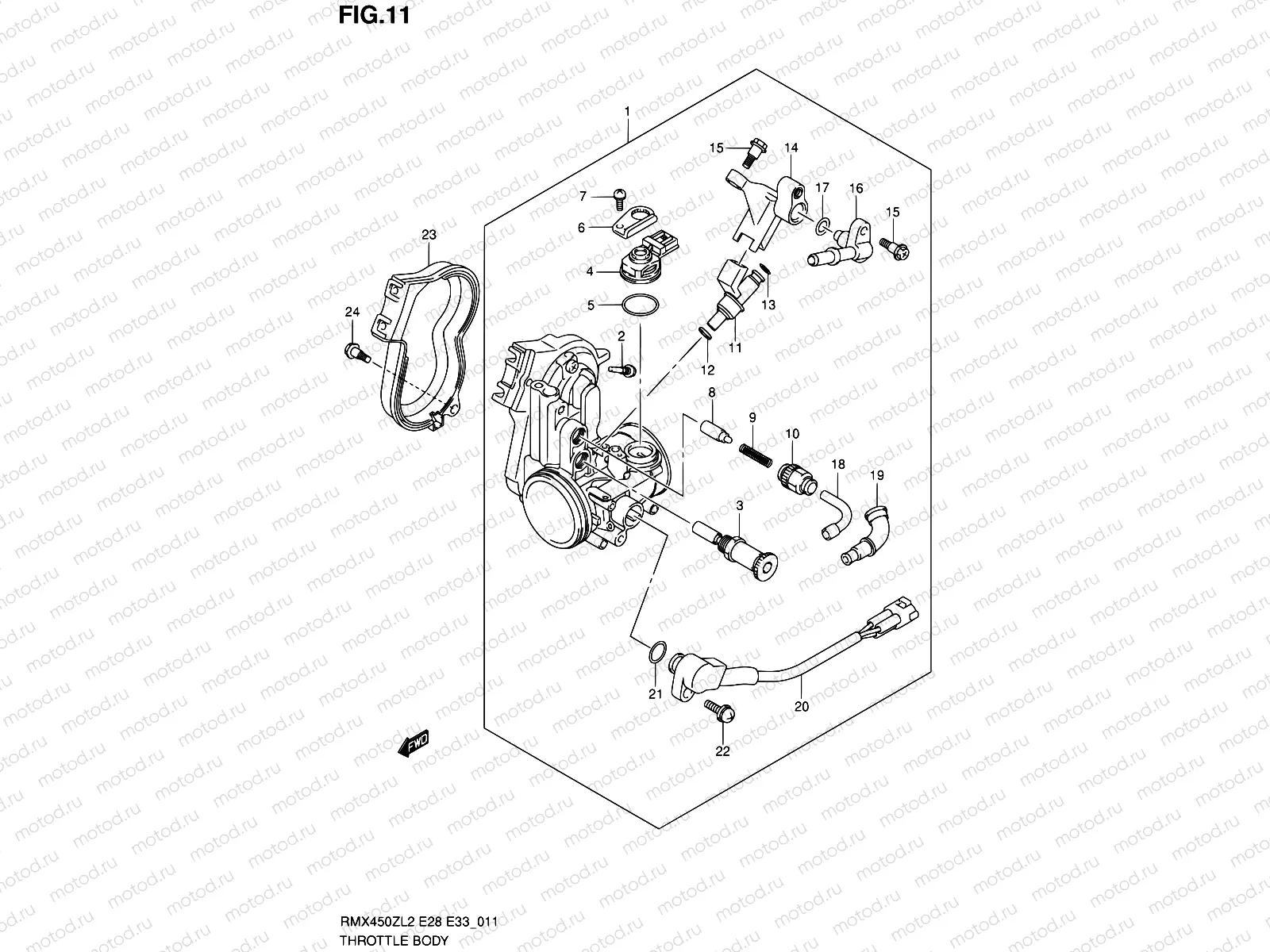 11 - THROTTLE BODY
