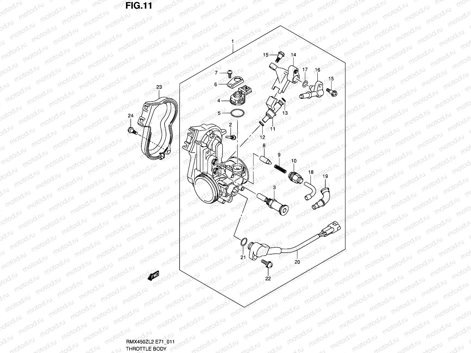 11 - THROTTLE BODY