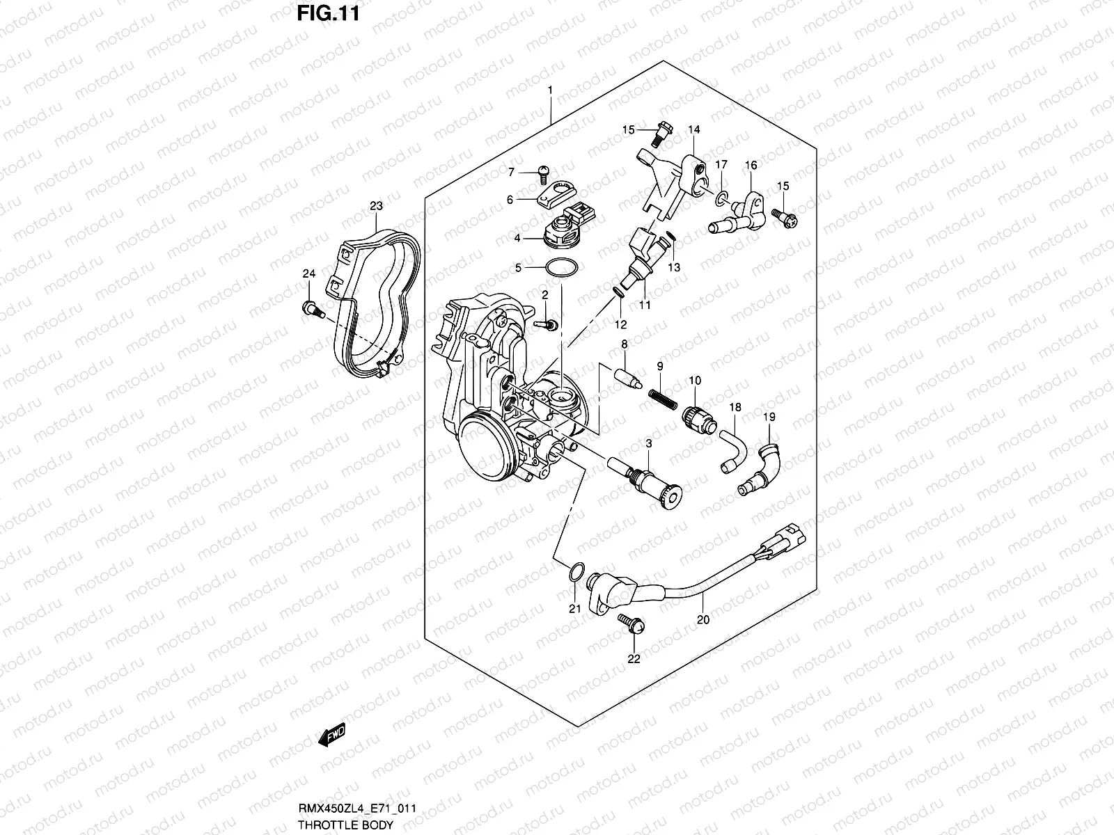 11 - THROTTLE BODY