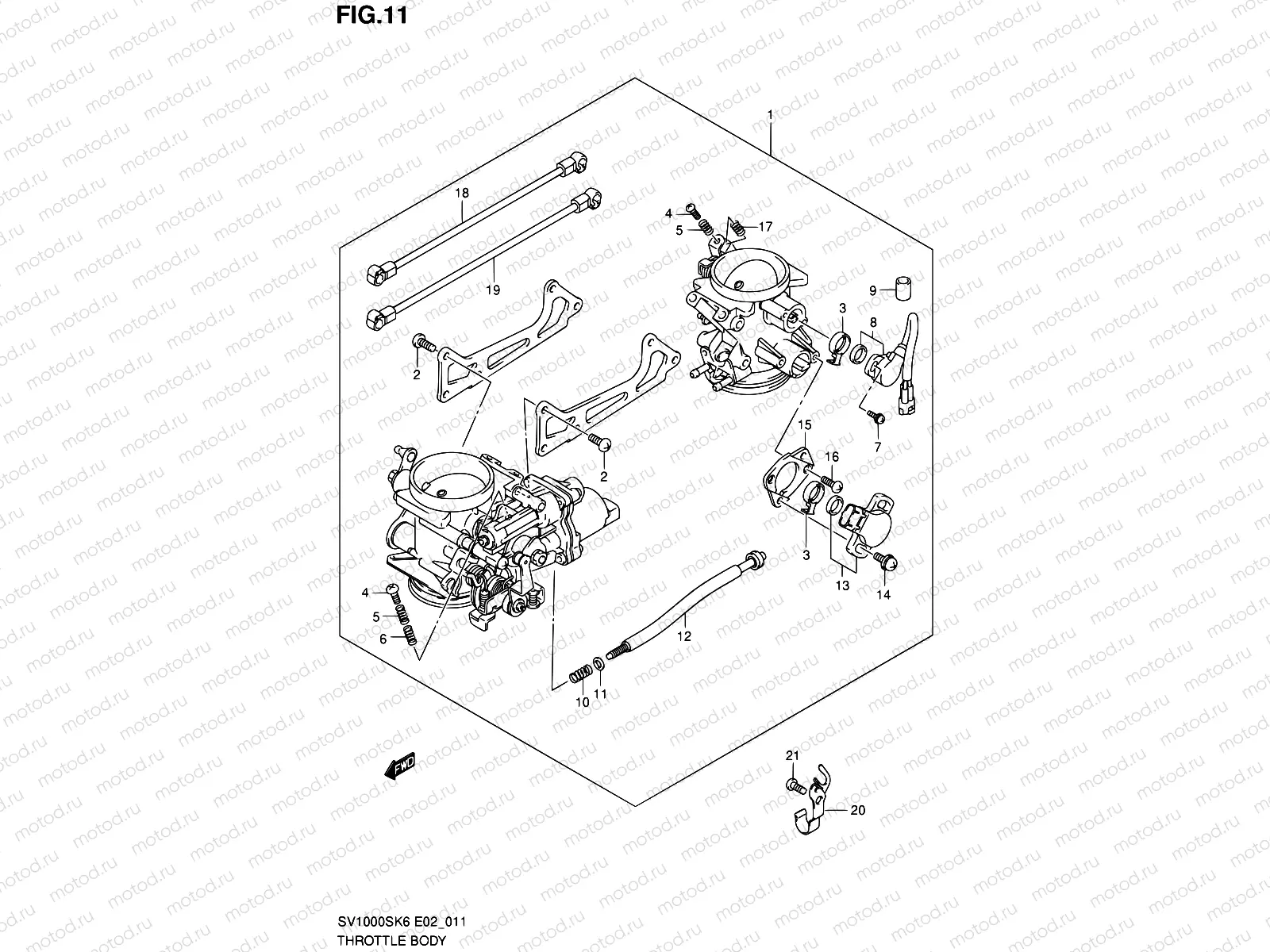 11 - THROTTLE BODY