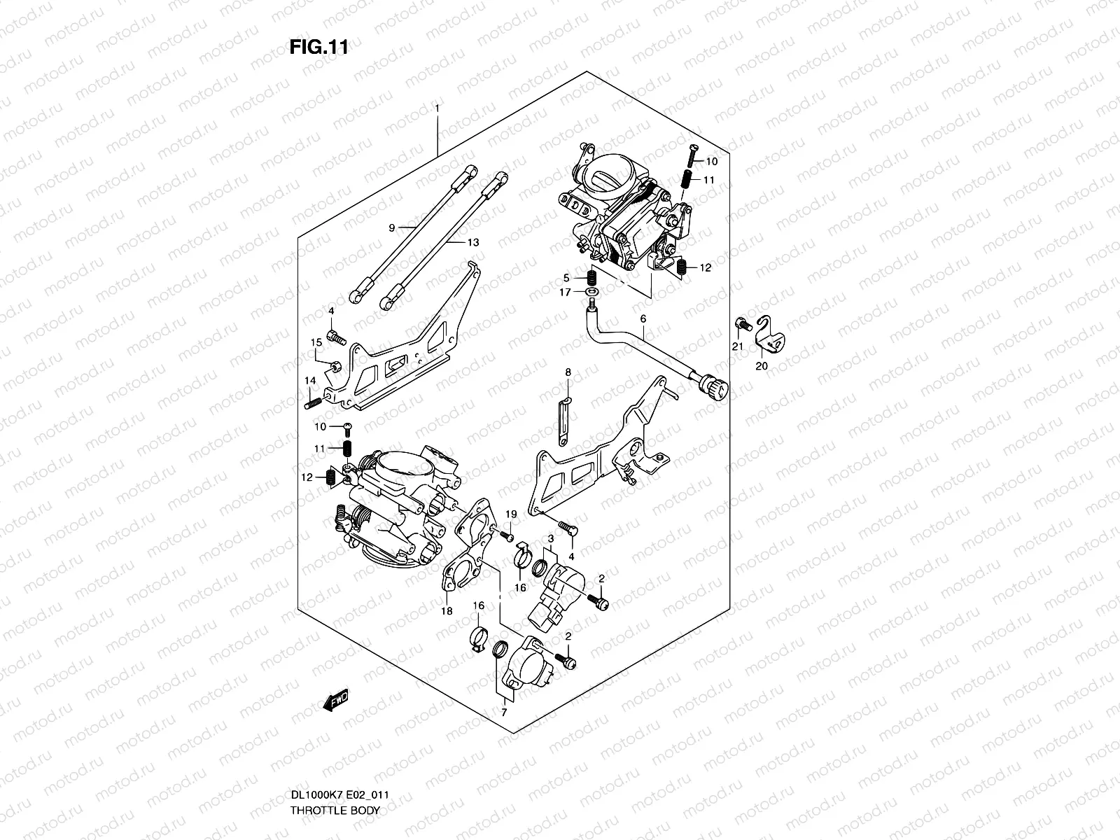 11 - THROTTLE BODY