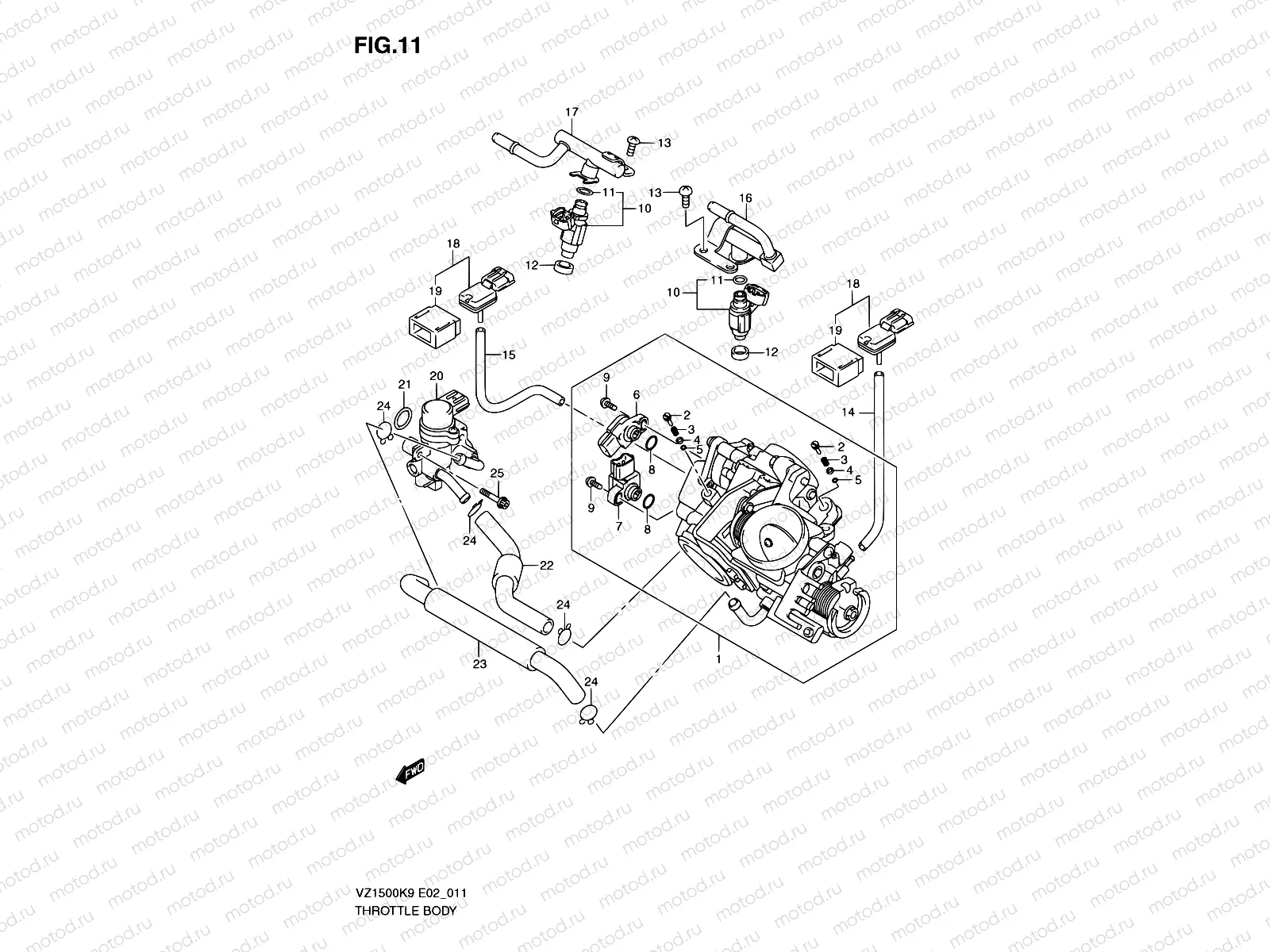 11 - THROTTLE BODY