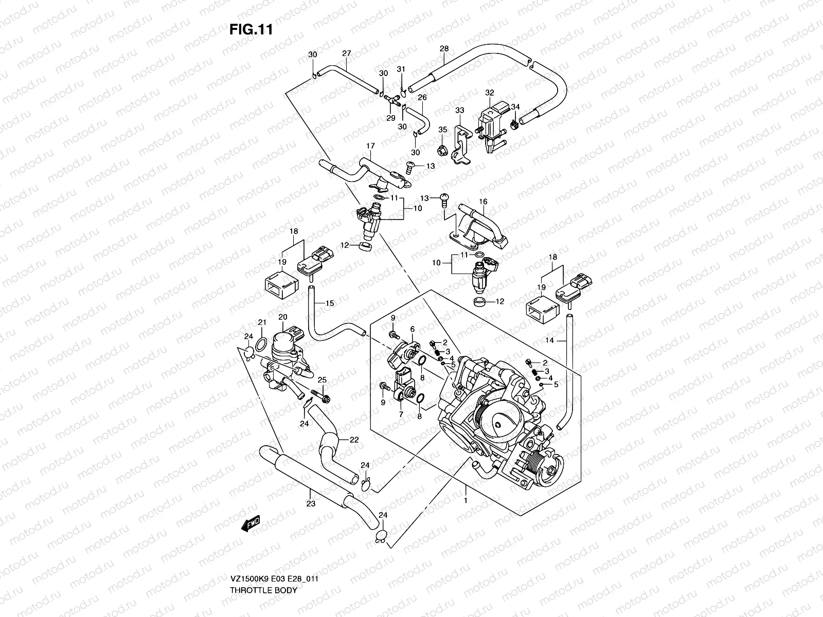 11 - THROTTLE BODY
