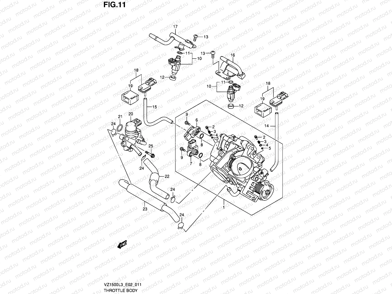 11 - THROTTLE BODY