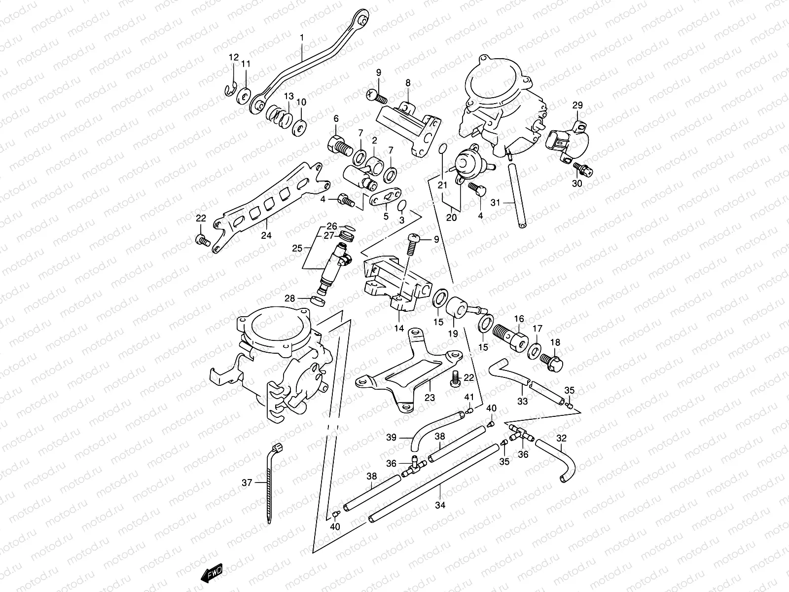 11 - THROTTLE BODY FITTING PARTS