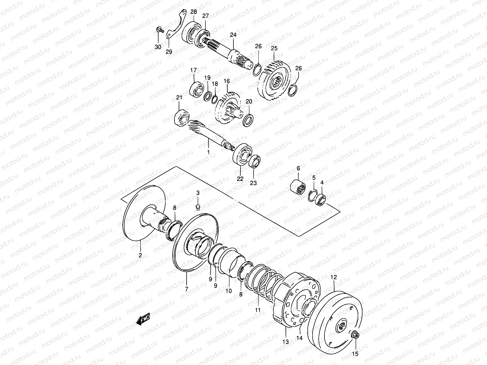 11 - TRANSMISSION (2)(%E.NO.A129-153740)