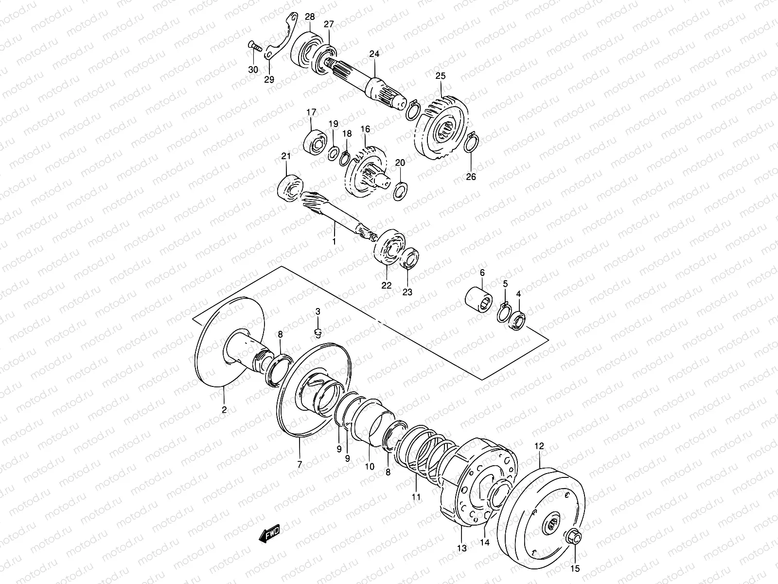 11 - TRANSMISSION (2)(%E.NO.A129-153740)