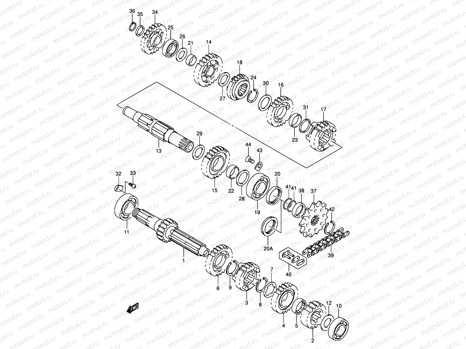 11 - TRANSMISSION (MODEL K1/K2/K3)