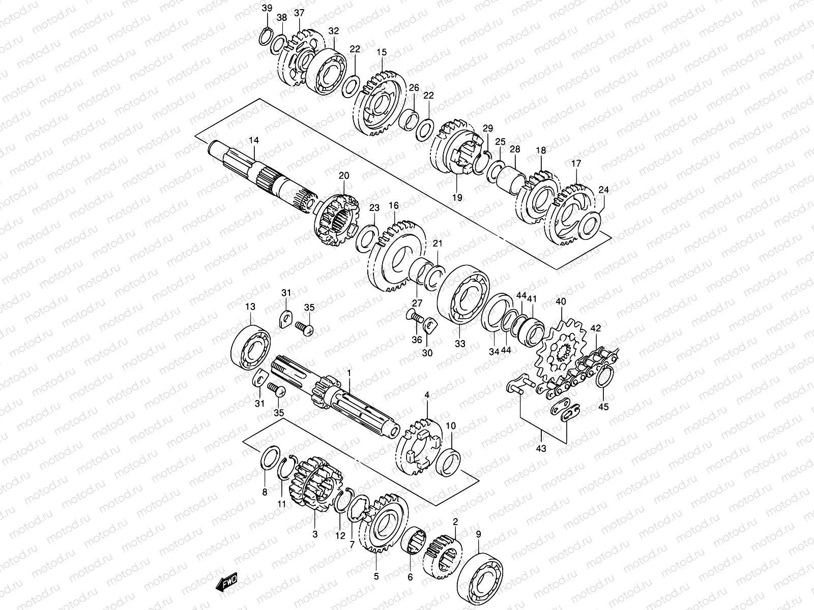 11 - TRANSMISSION (MODEL K1/K2/K3)