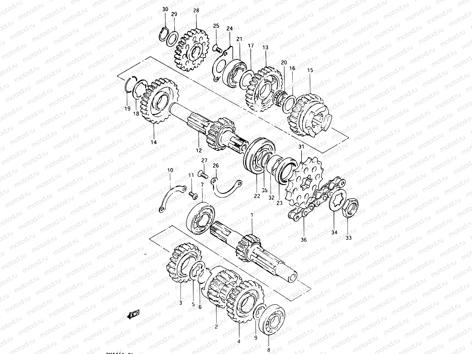 11 - TRANSMISSION (MODEL Z)