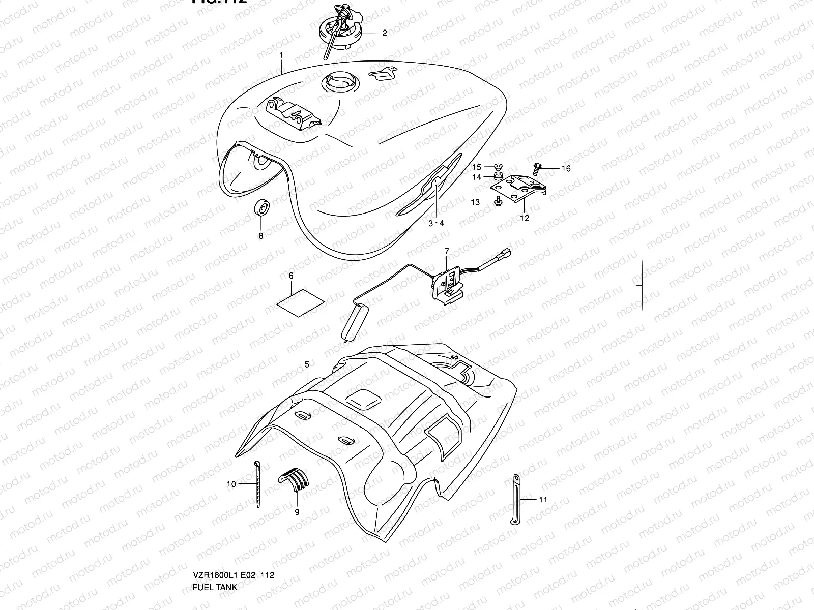 112 - FUEL TANK (VZR1800ZL1 E24)
