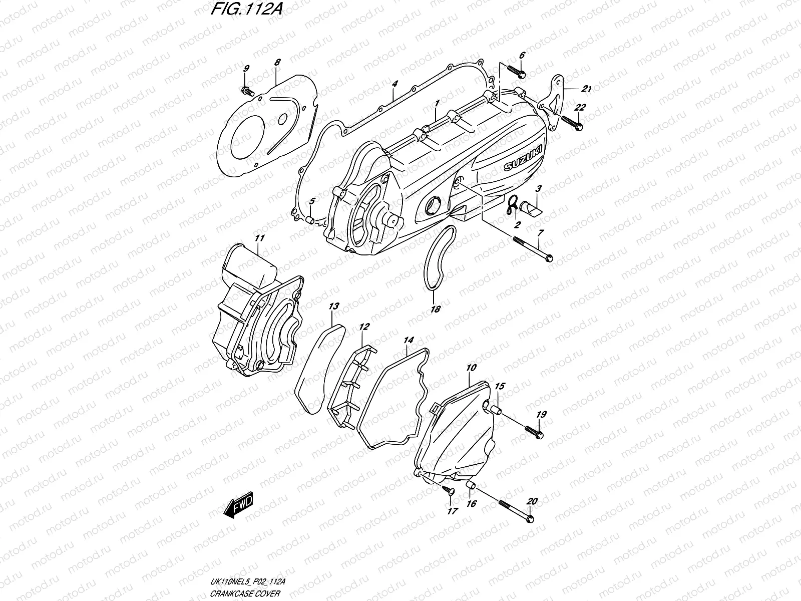 112A - CRANKCASE COVER