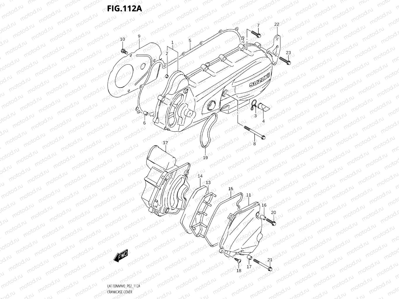 112A - CRANKCASE COVER