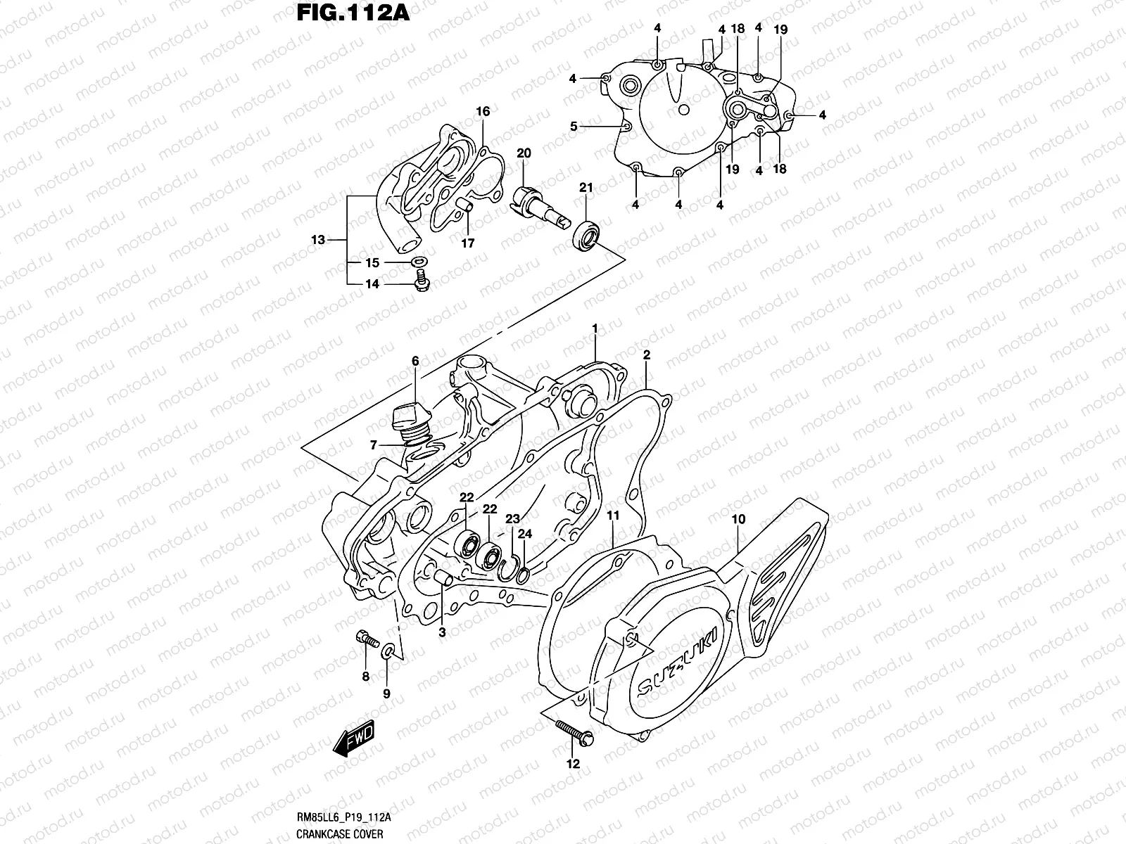 112A - CRANKCASE COVER