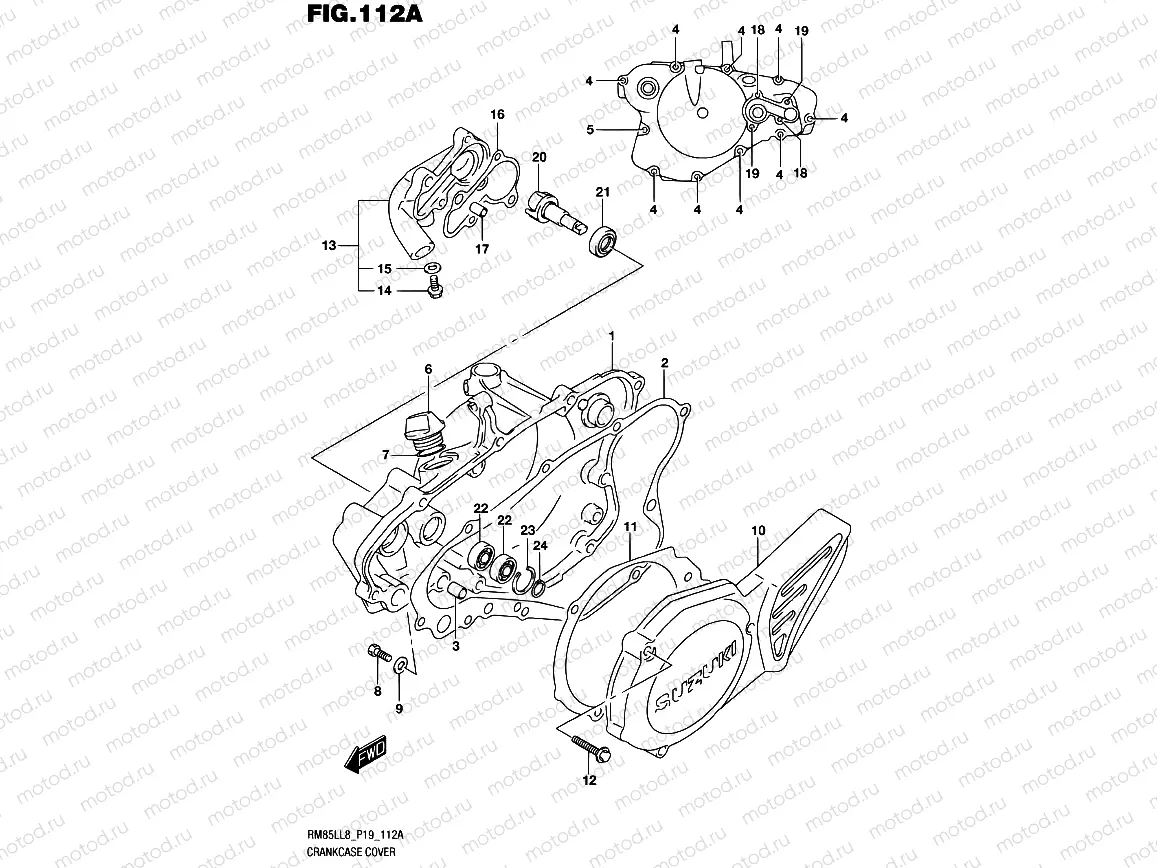 112A - CRANKCASE COVER