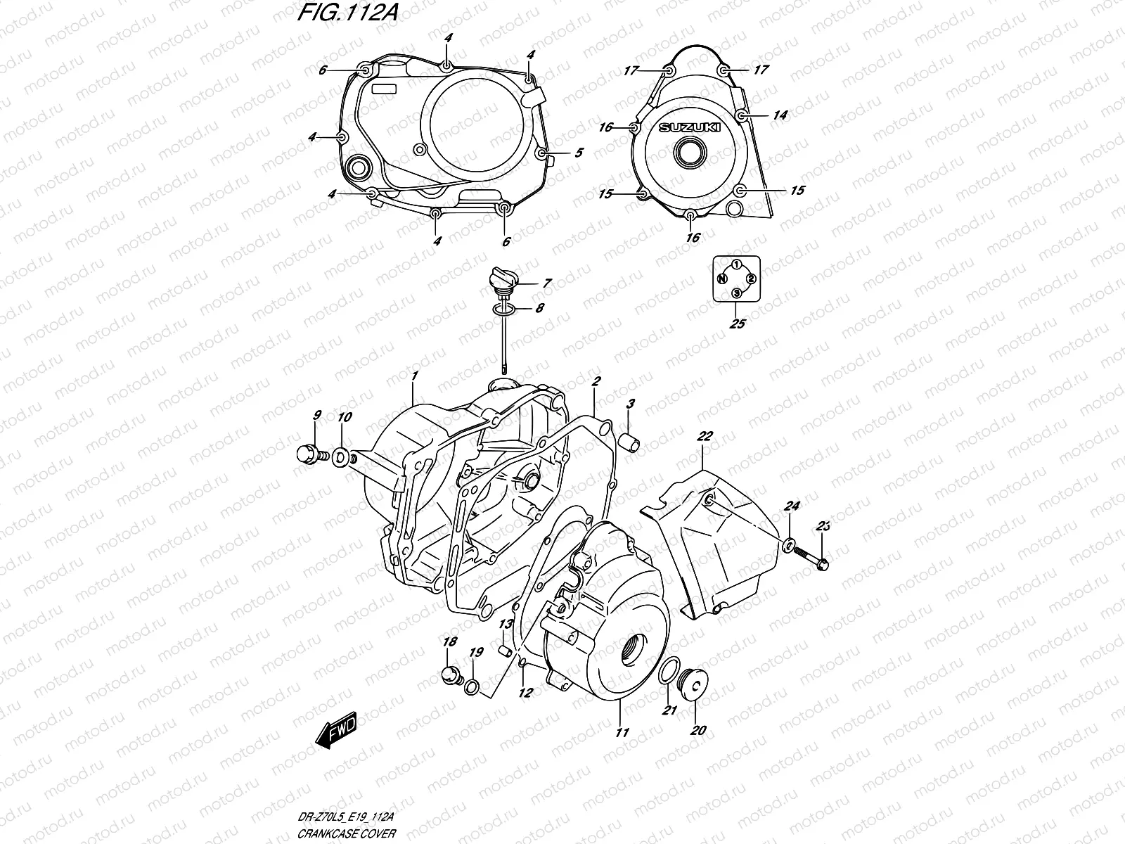 112A - CRANKCASE COVER