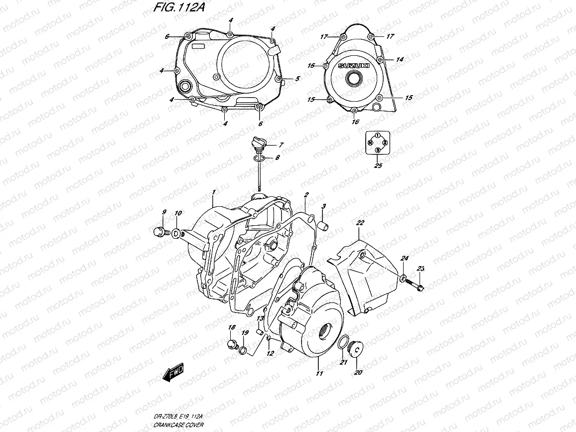 112A - CRANKCASE COVER
