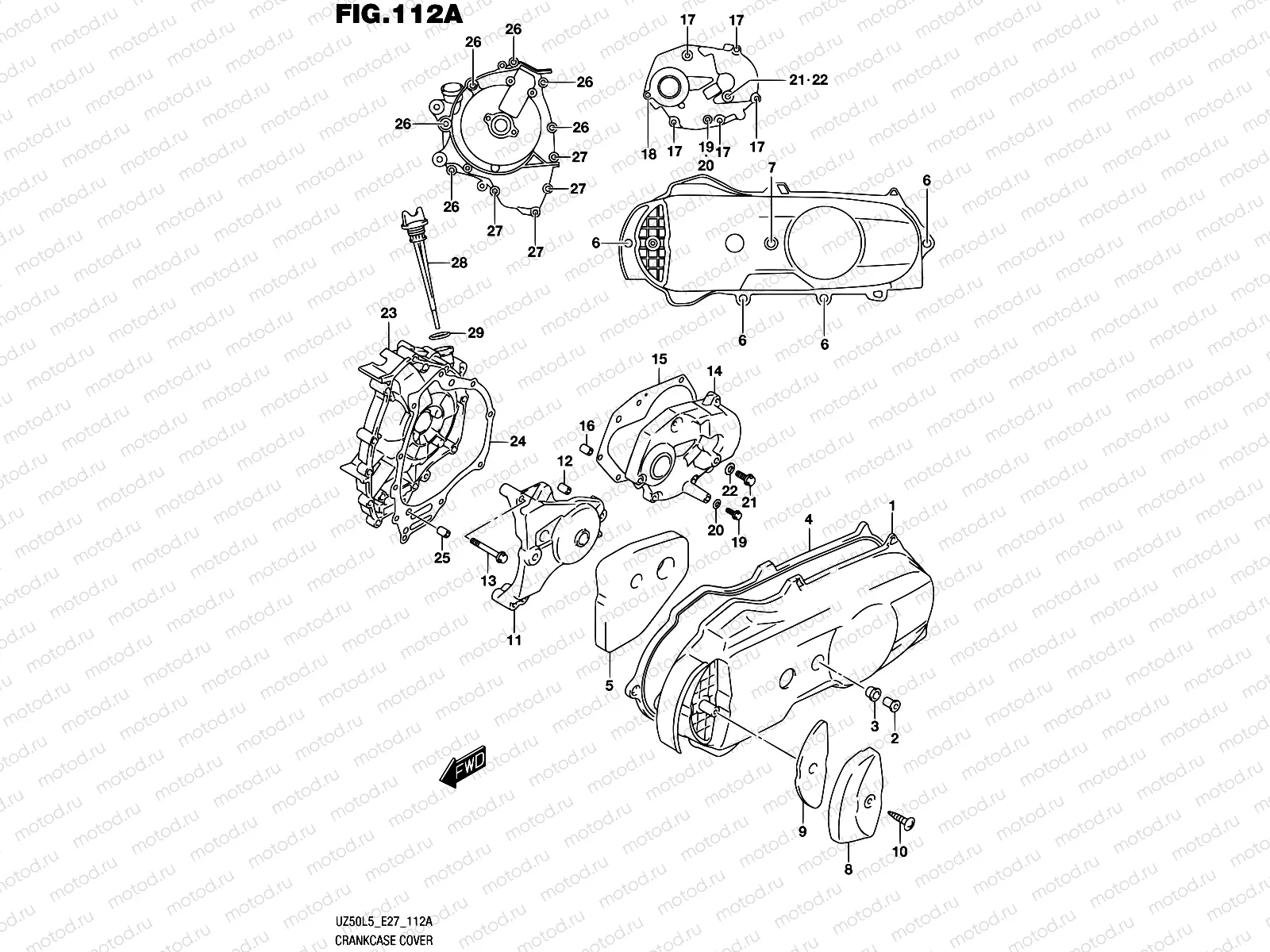 112A - CRANKCASE COVER