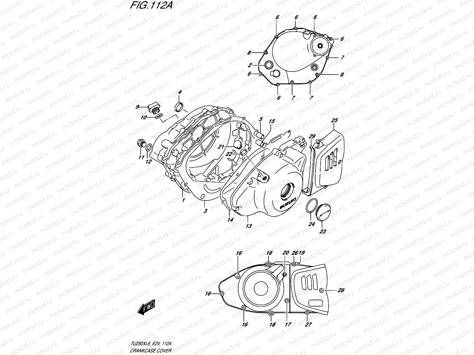 112A - CRANKCASE COVER