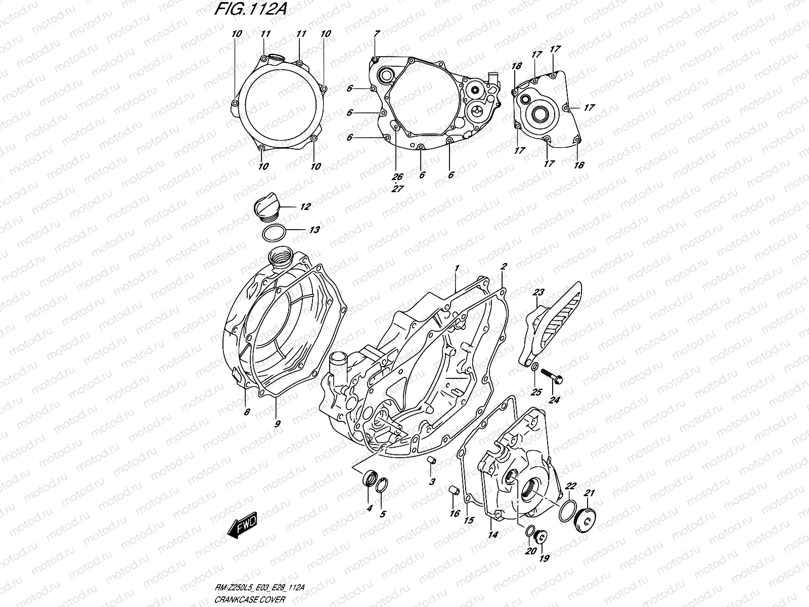 112A - CRANKCASE COVER