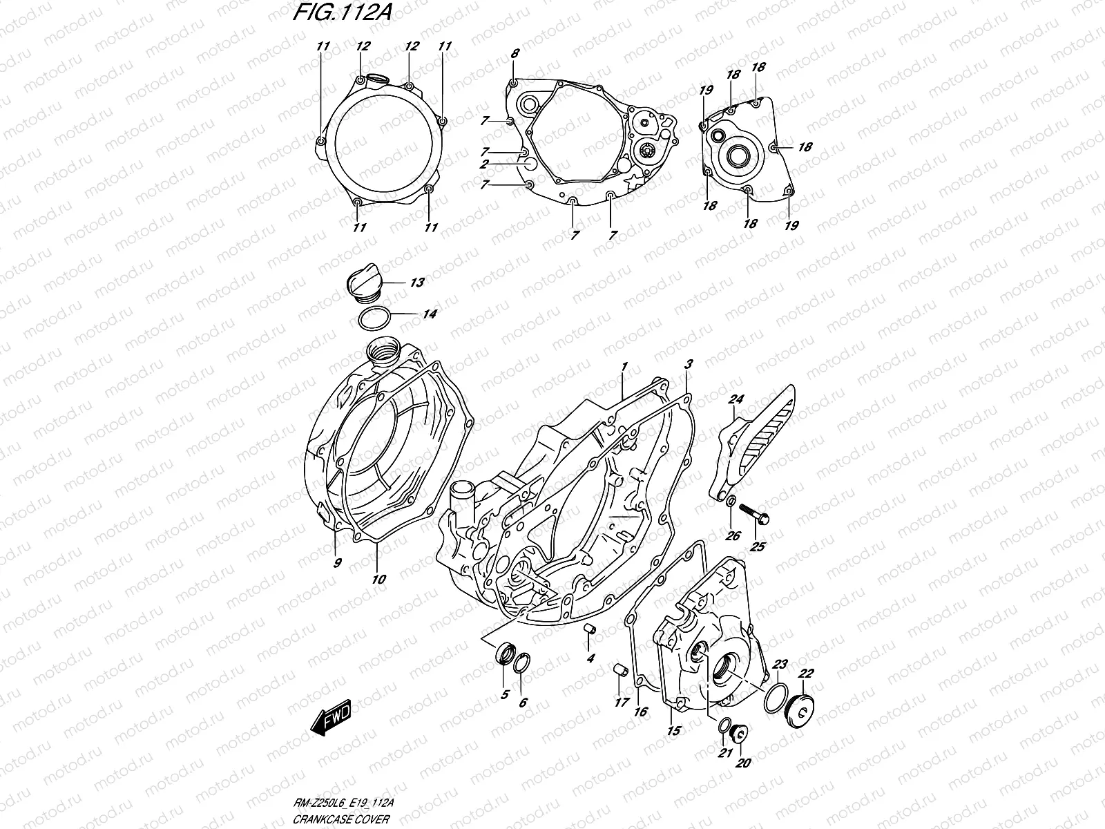 112A - CRANKCASE COVER