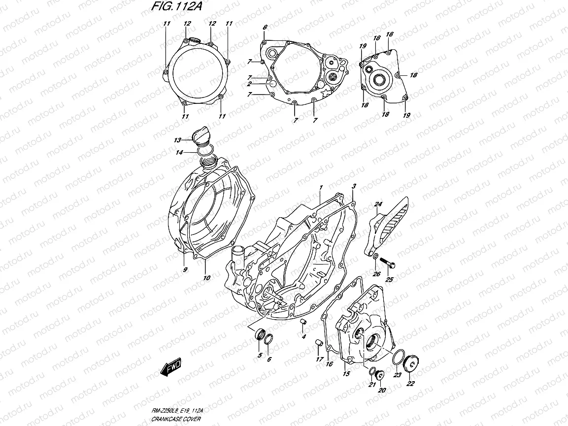 112A - CRANKCASE COVER