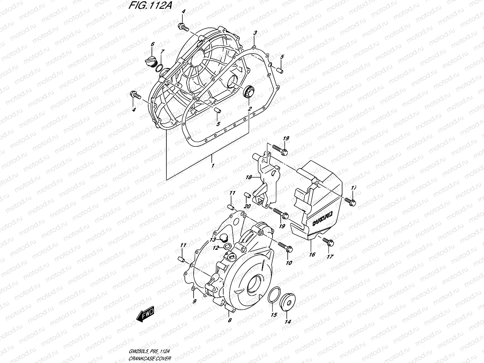 112A - CRANKCASE COVER