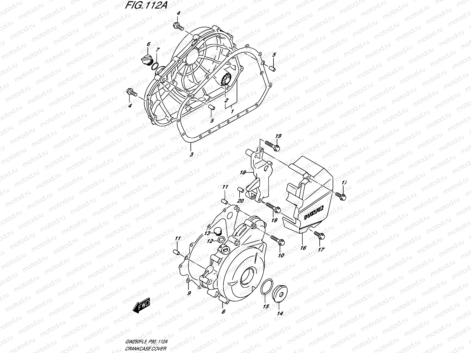 112A - CRANKCASE COVER