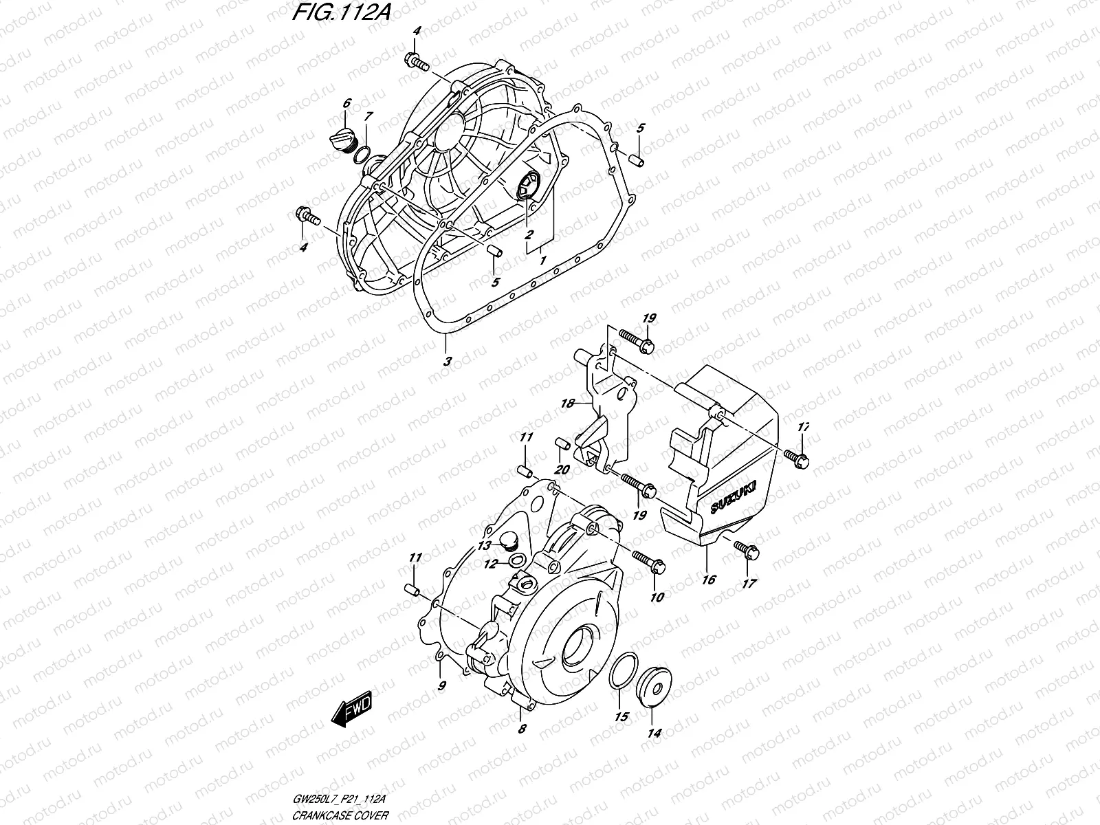 112A - CRANKCASE COVER
