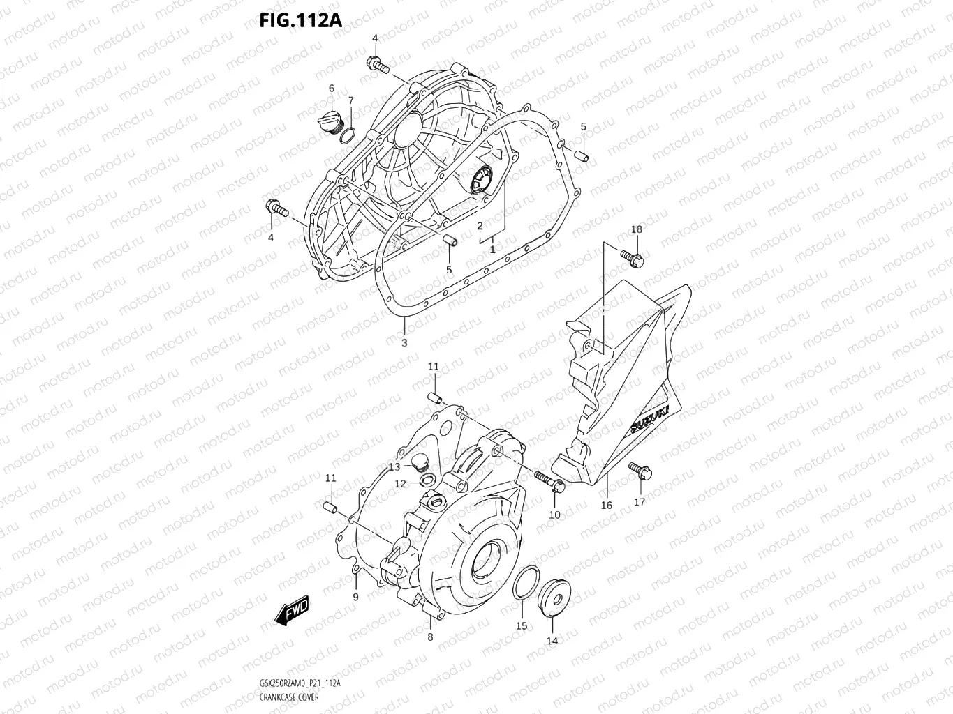 112A - CRANKCASE COVER