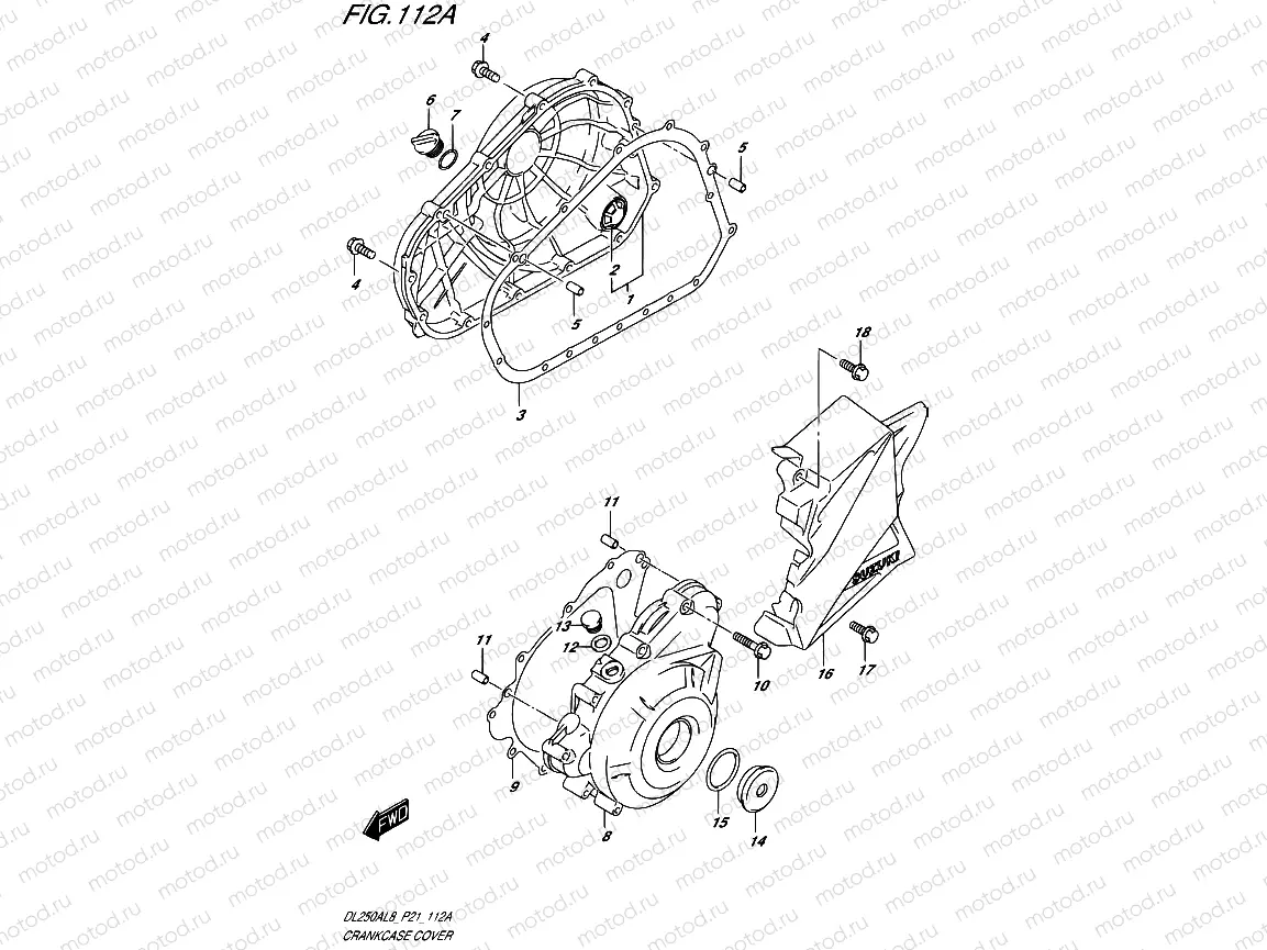 112A - CRANKCASE COVER