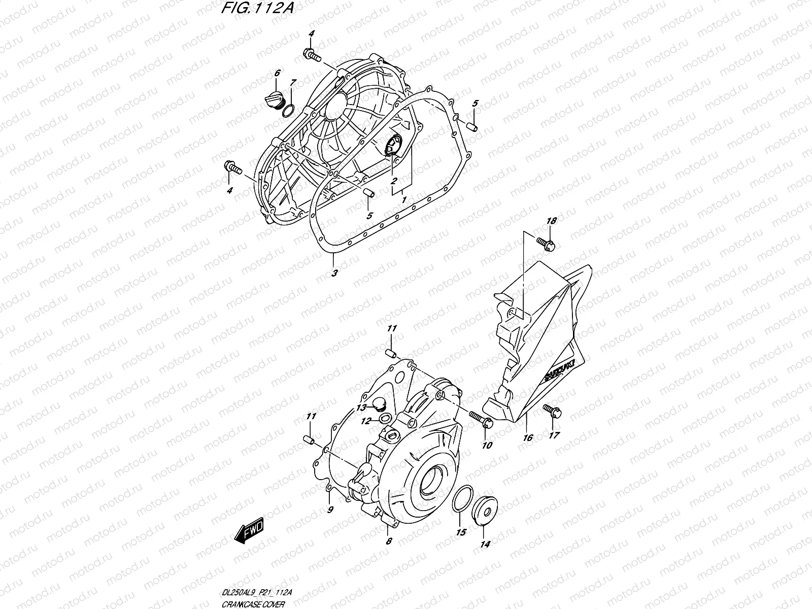 112A - CRANKCASE COVER