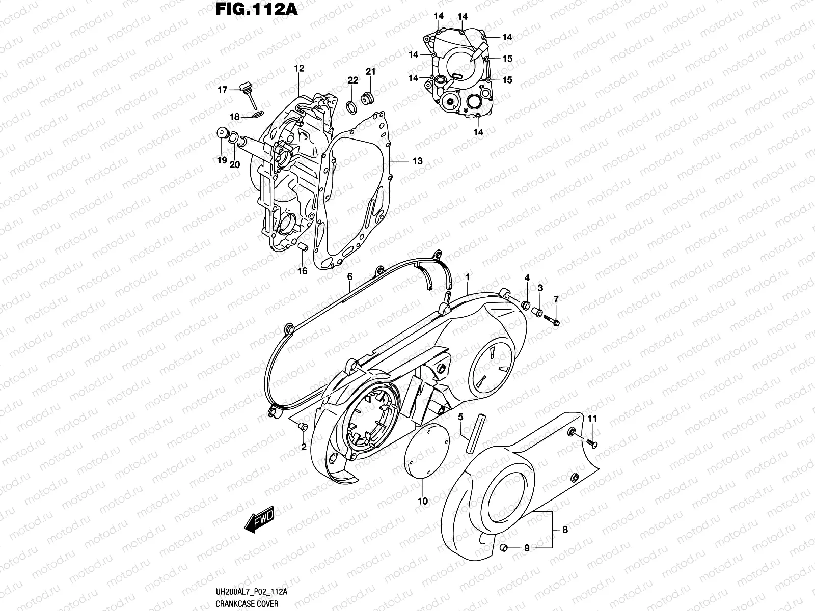 112A - CRANKCASE COVER