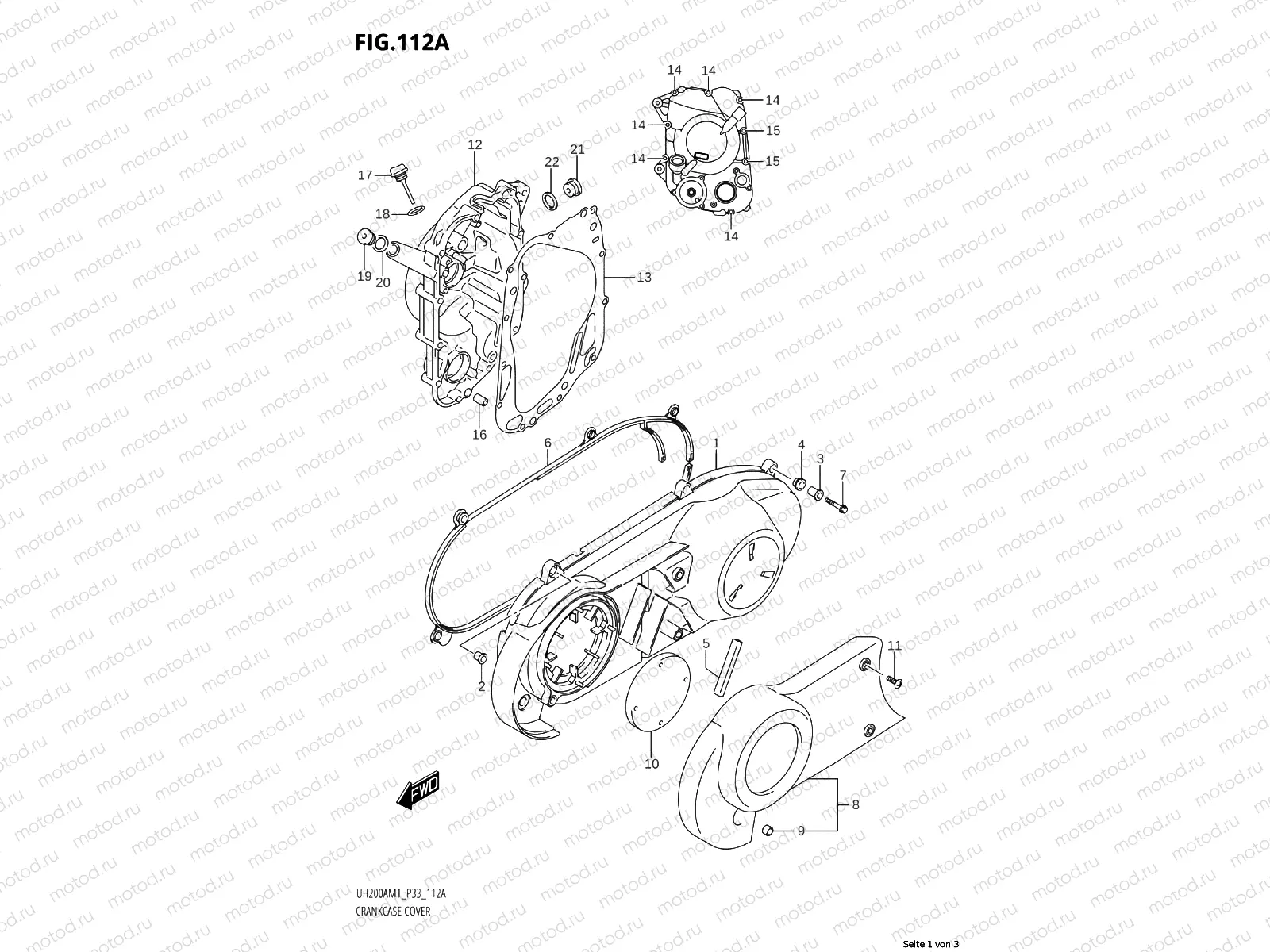 112A - CRANKCASE COVER