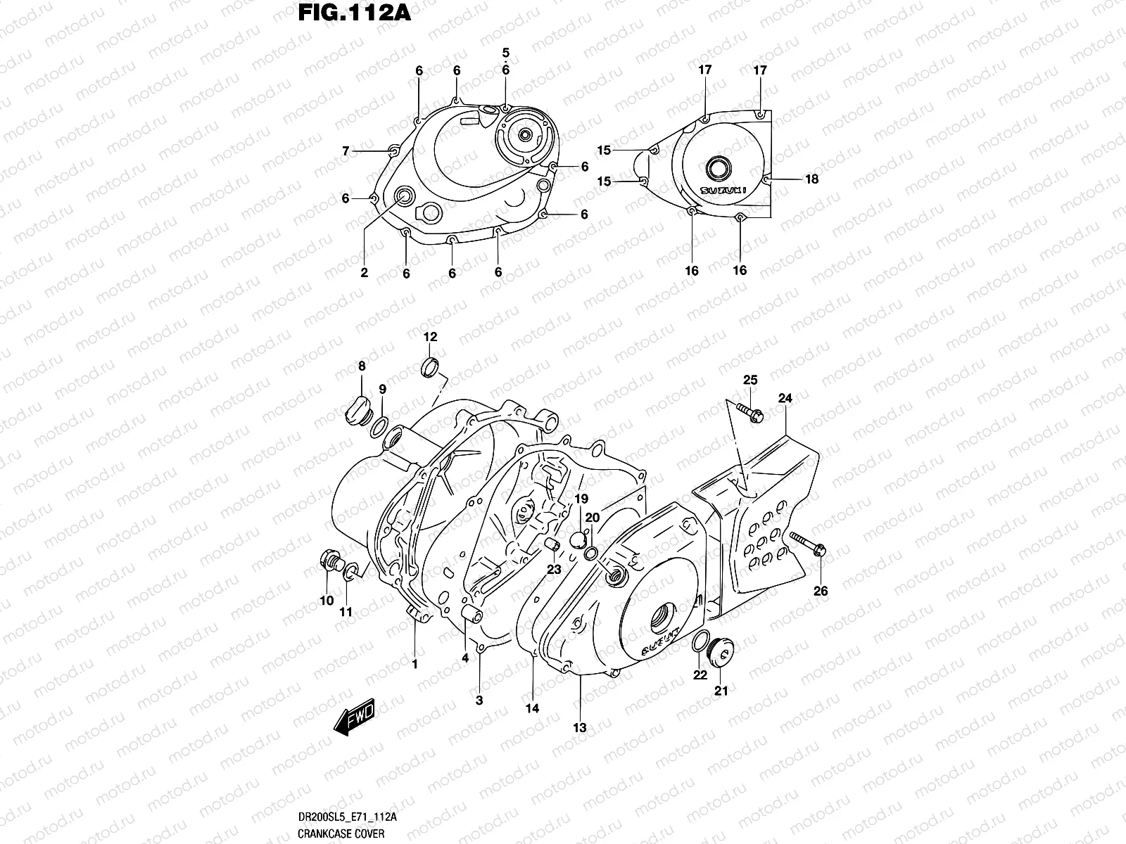 112A - CRANKCASE COVER