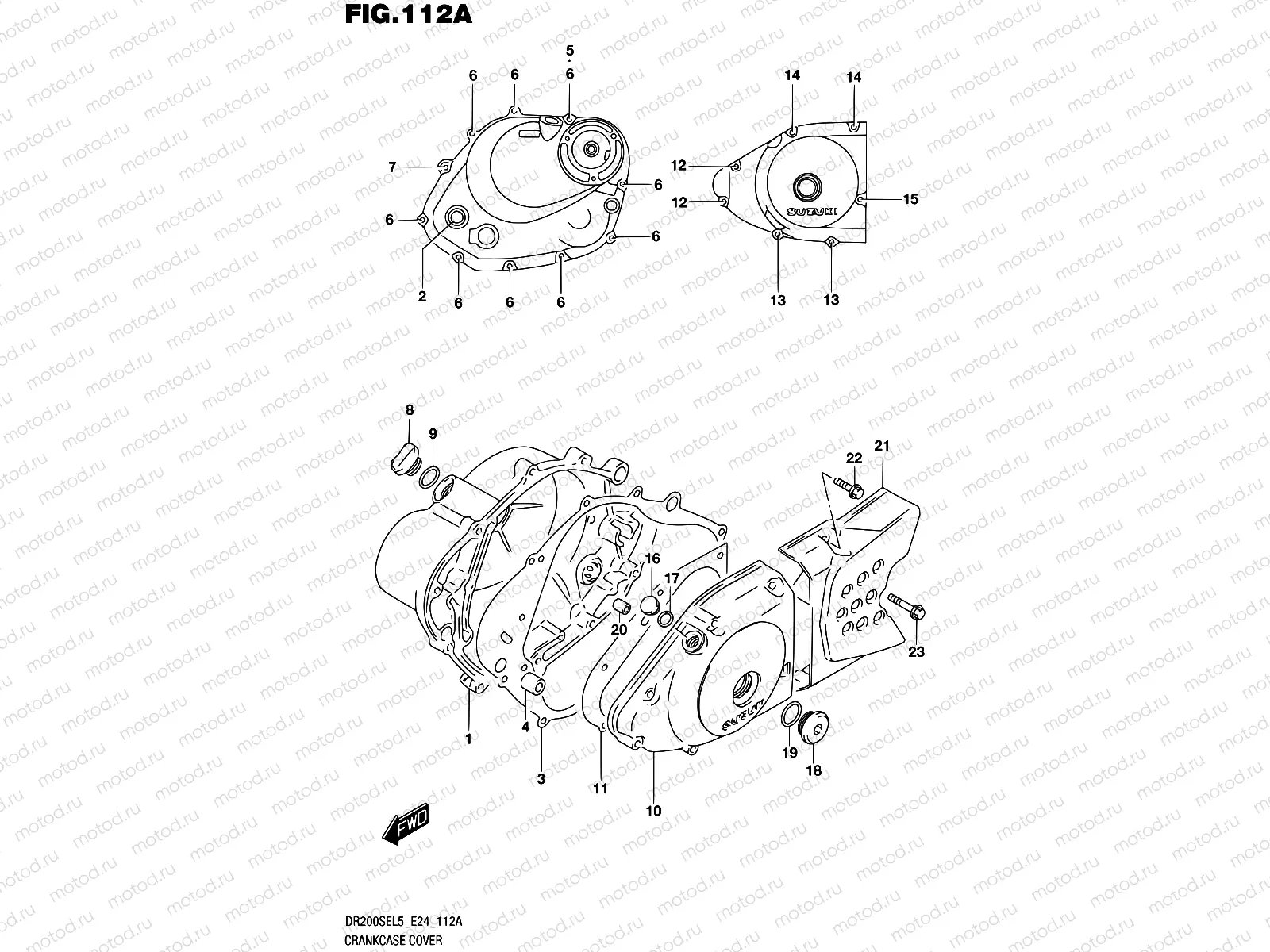 112A - CRANKCASE COVER