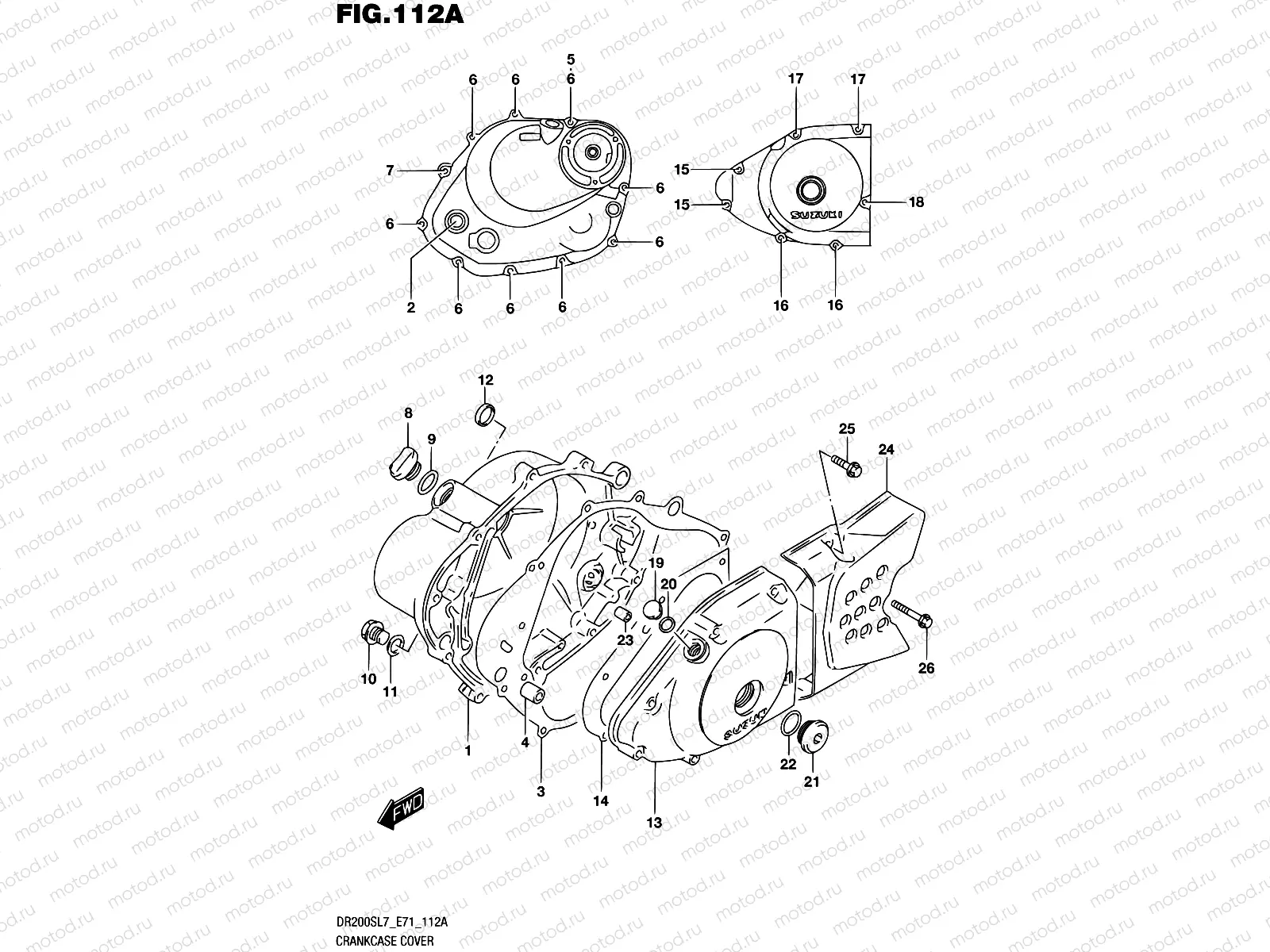 112A - CRANKCASE COVER