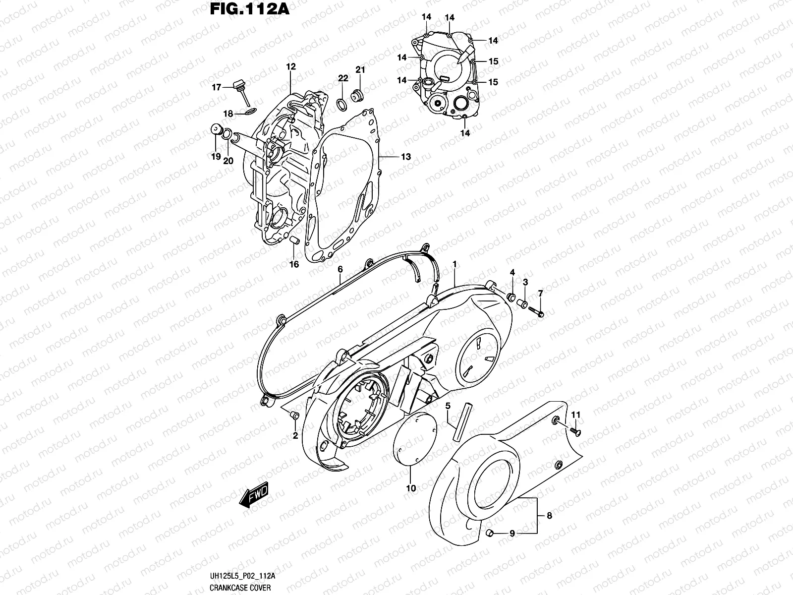 112A - CRANKCASE COVER