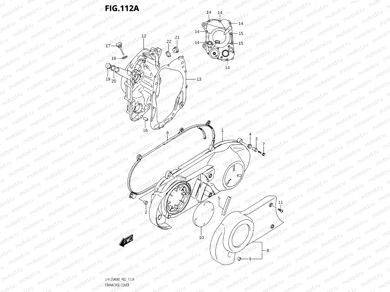 112A - CRANKCASE COVER