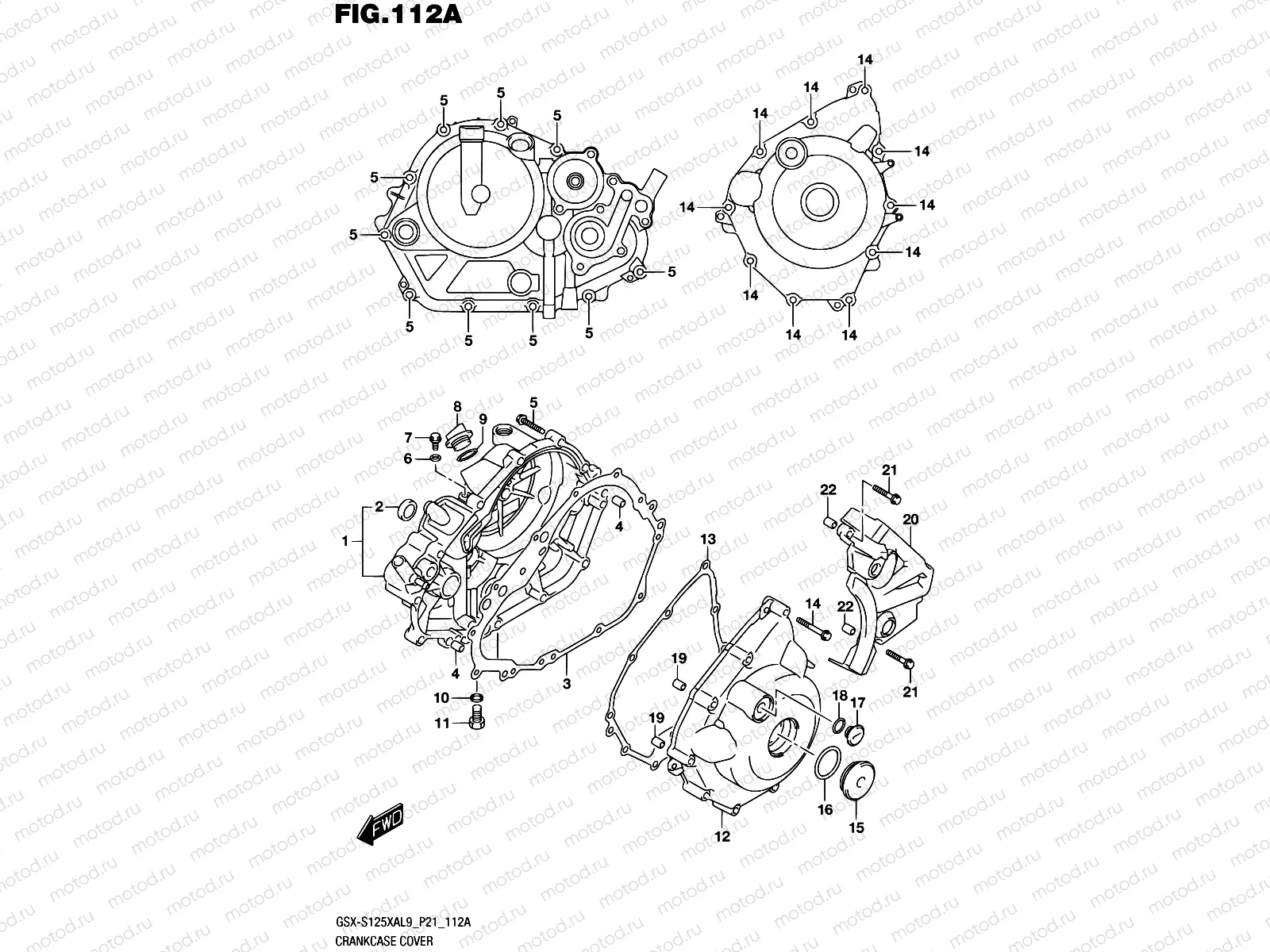 112A - CRANKCASE COVER