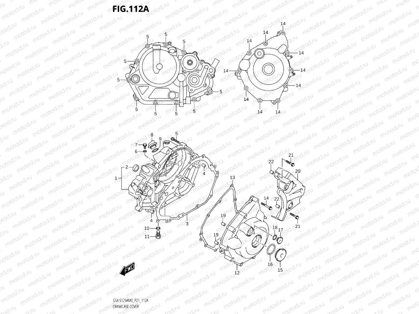 112A - CRANKCASE COVER